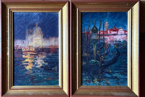 Ancien tableau marine venise - ancien,