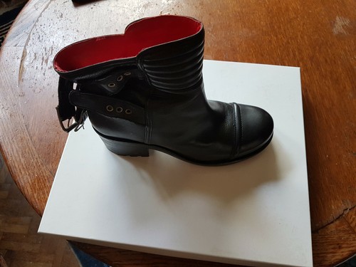 Bottines cuir mellow - cuir, yellow