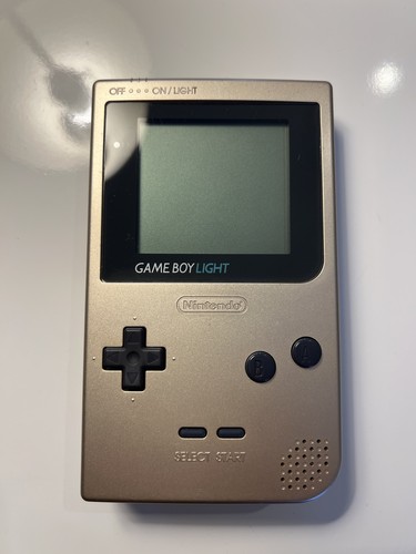 Nintendo game boy light gold - nintendo,