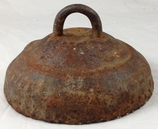 Rare Antique Cast Iron HORSE, BUGGY, WAGON Tether Weight, 20 lbs.