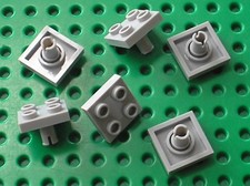 6 x Lego Star Wars MdStone Plates with pin ref 2476a /set 7961 75055 6211 7661 