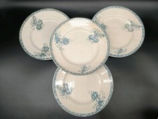 Assiettes Plates X4 Terre de Fer Faïence CASTRES Tarn Modèle "Roumanie"