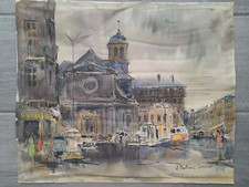 Peinture ancienne ville