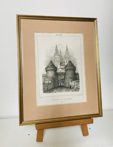 Tableau lithographie encadrée - tableau,