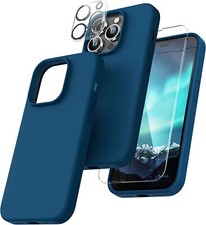 Coque pour iPhone 16e 15 14 Pro Max 13 12 11+ 2 verre trempé Ecran+ vitre camera