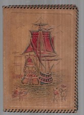 ANCIEN PROTEGE LIVRE CUIR