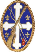 MOUSQUET, Patrouilleur, (16/Pl.28) bleu, grosse pastille lisse, Sans (3617)