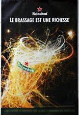 Affiche Publicitaire "Bière Heineken" (Brassage#1): Grand Format 120x175 Cm