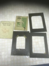 3 supports de plaques pour vieil appareil photo à plaque + vieux livret kodak 