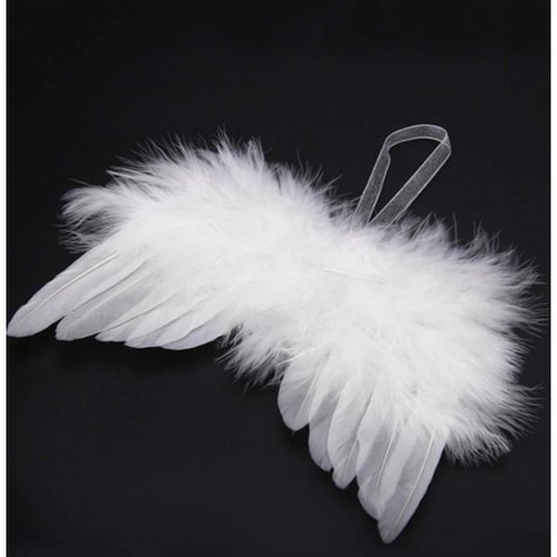 Aile ange plumes blanches 14 - d'ange,