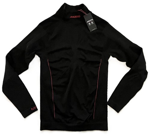 Musto black mock fitted - mock,