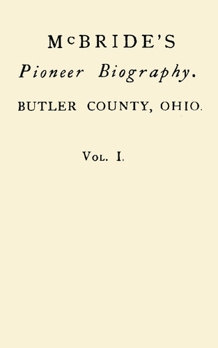 Pioneer biography sketches of - sketches,