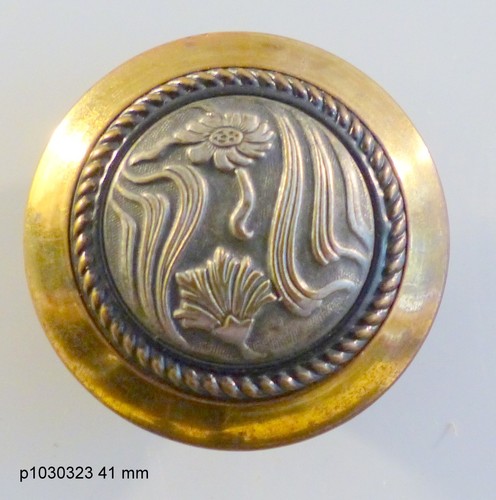 Bouton ancien art nouveau - bouton,