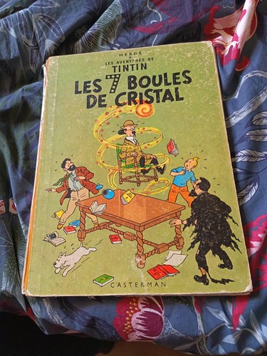 Tintin les sept boules de - tintin, :