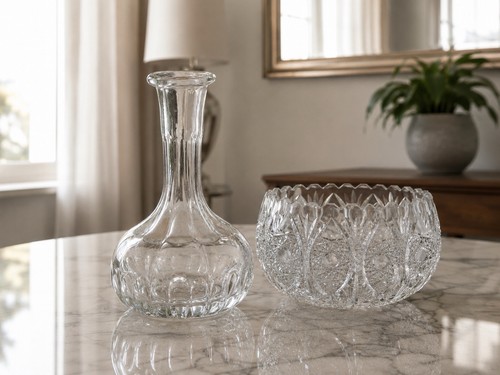 Centre table cristal - centre, en