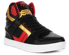 Osiris Clone Semelle Moulée En Eva Baskets Pour Hommes En Noir Et Or UK 7 - 12