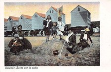 België - OOSTENDE (W. Vl.) Baden op het zand