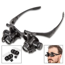 Plastic Dual Loupe with Case