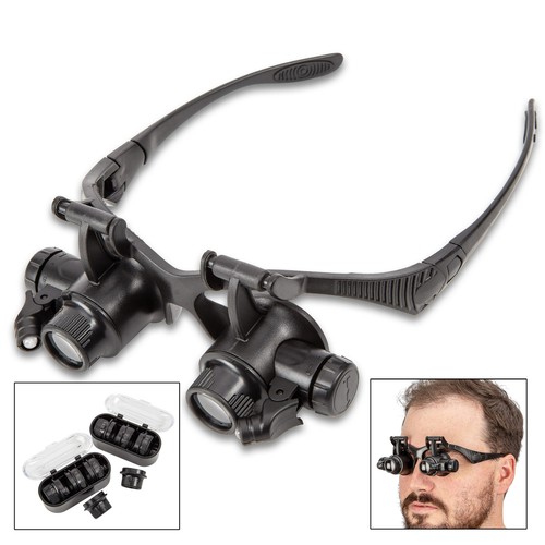Plastic dual loupe with - plastic,