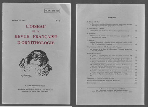 Oiseau revue francaise - la,