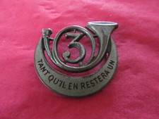 INSIGNE 3 REGIMENT DE CHASSEURS D AFRIQUE DRAGO BERANGER