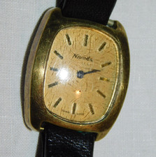 pour pièces MONTRE SUISSE Watch NIVADA swiss 17 jewels PLAQUEE OR gold plated