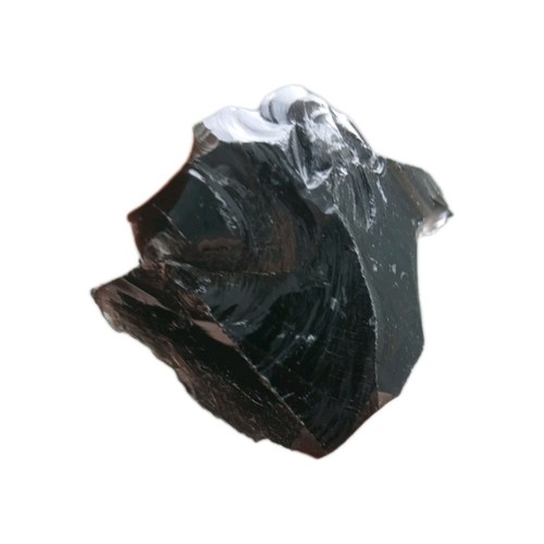 Obsidienne fumée translucide