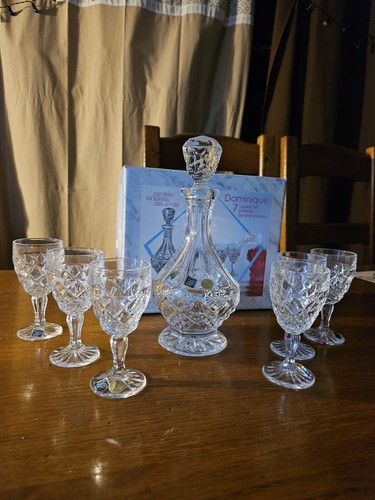 Service liqueur cristal - , de