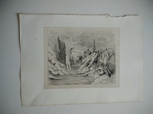 Gravure ancienne gustave doré - gravure,