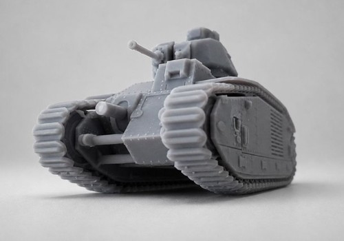 Bis french tank wwii - b1,