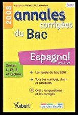 ESPAGNOL Annales corrigées du