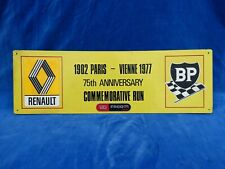 SYMPA Nice RARE TOP ! PLAQUE ANCIENNE Old plate - RENAULT PARIS VIENNE 1902 1977