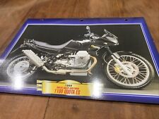 Moto Guzzi Daytona 1100 Quota ES 1999 fiche carte moto passion collection Atlas