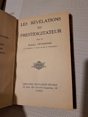prestidigitation,magie