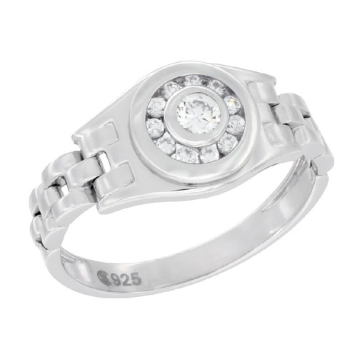 Homme argent sterling montre - argent,
