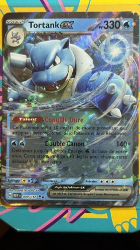 Carte pokémon tortank - carte, ex