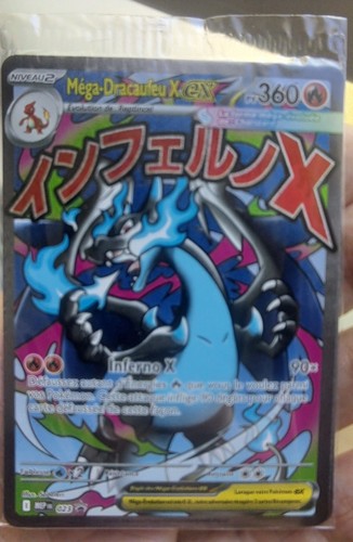 Carte pokémon méga - carte, dracaufeu