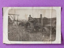 photo 1920' - tracteur agricole SOMECA moisson récolte du blé céréales