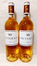 2 SAUTERNES NUMERO 11 - CHATEAU D ' YQUEM  - 0.75 CL - 2 Bouteilles
