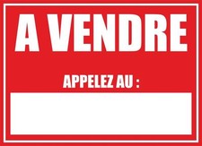 Autocollant sticker panneau maison a vendre vinyle appartement