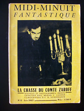 MIDI MINUIT FANTASTIQUE N°6 -JUIN 1963 / LES CHASSES DU COMTE ZAROFF