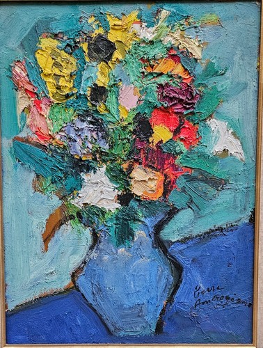 Bouquet fleurs dans - dans, vase