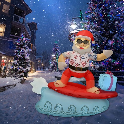 Père noël gonflable créatif - père,
