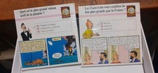 LOT  FICHES  TINTIN MOULINSART