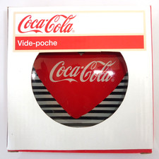 COCA-COLA® RAVIER COUPELLE VERRE VIDE POCHE 13 cm de côté BOITE D'ORIGINE COEUR
