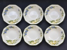 6 ASSIETTES CREUSES porcelaine