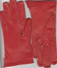 PAIRE DE GANTS ROUGE EN
