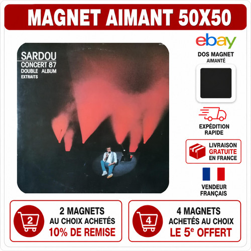 Magnet michel sardou concert - michel,