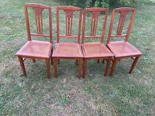 Lot de 4 Chaises  Cannées