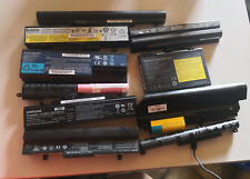 Lot de 10 Batteries pour Ordinateur Portable En L'état  non testé Lenovo Samsung